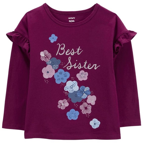 Carter's Other - Baby Best Sister Jersey Tee